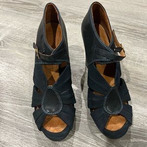 Chie Mihara Suede and Leather Heels